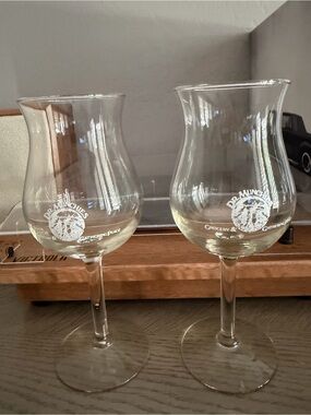 Clear Tulip Wine Glass - Dr Munchies